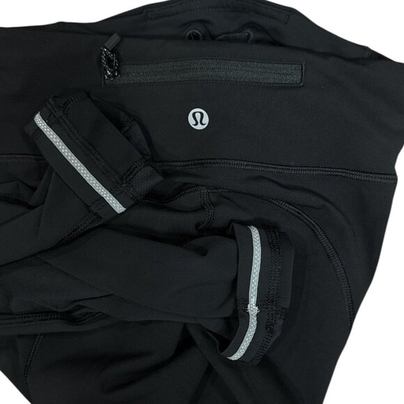 Lululemon Womens Size 2 INVIGORATE Black Full-Length Leggings Zipper Pocket - Picture 7 of 10